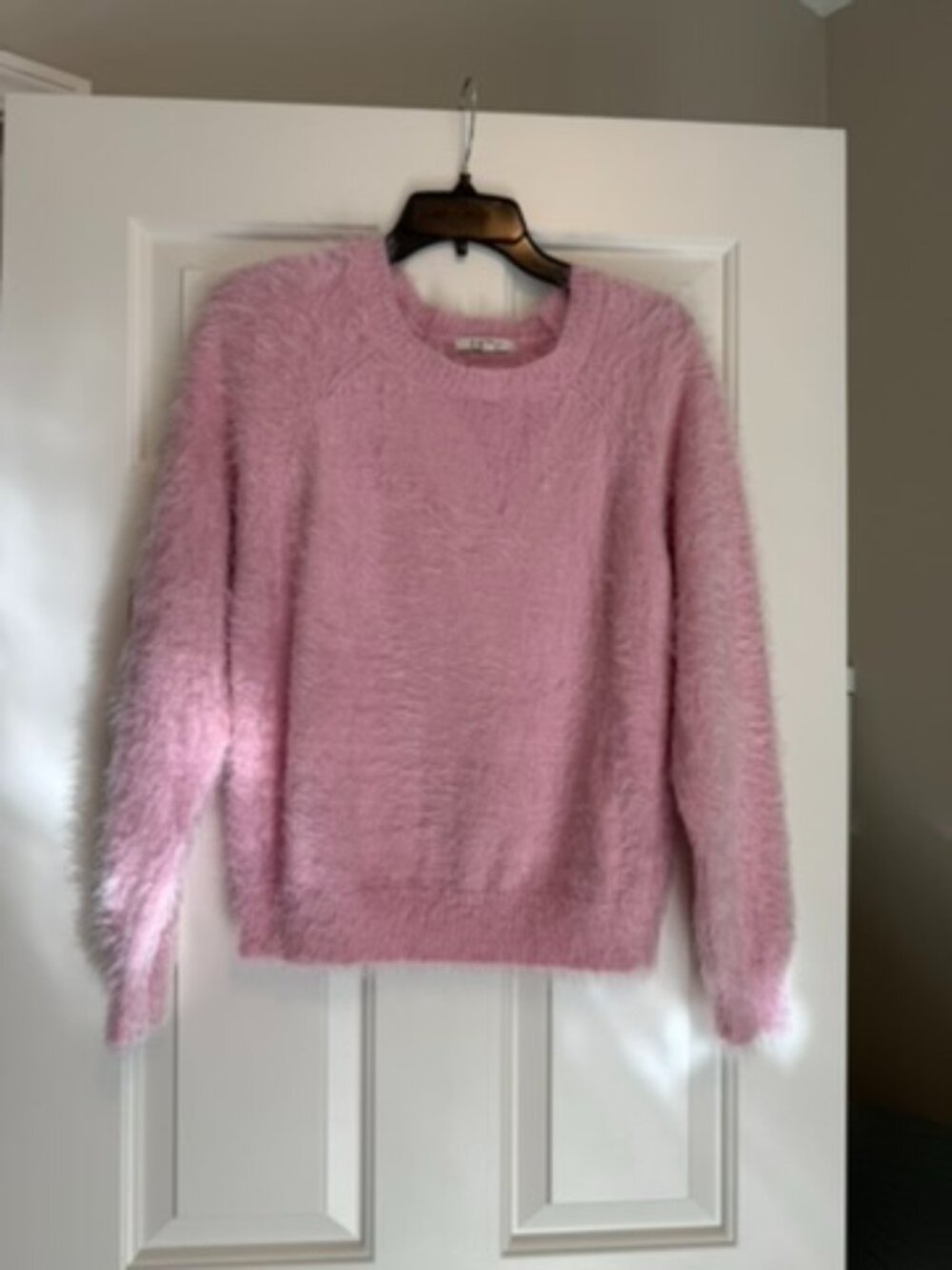 Z Supply Pink Eyelash Knit Sweater Size XS